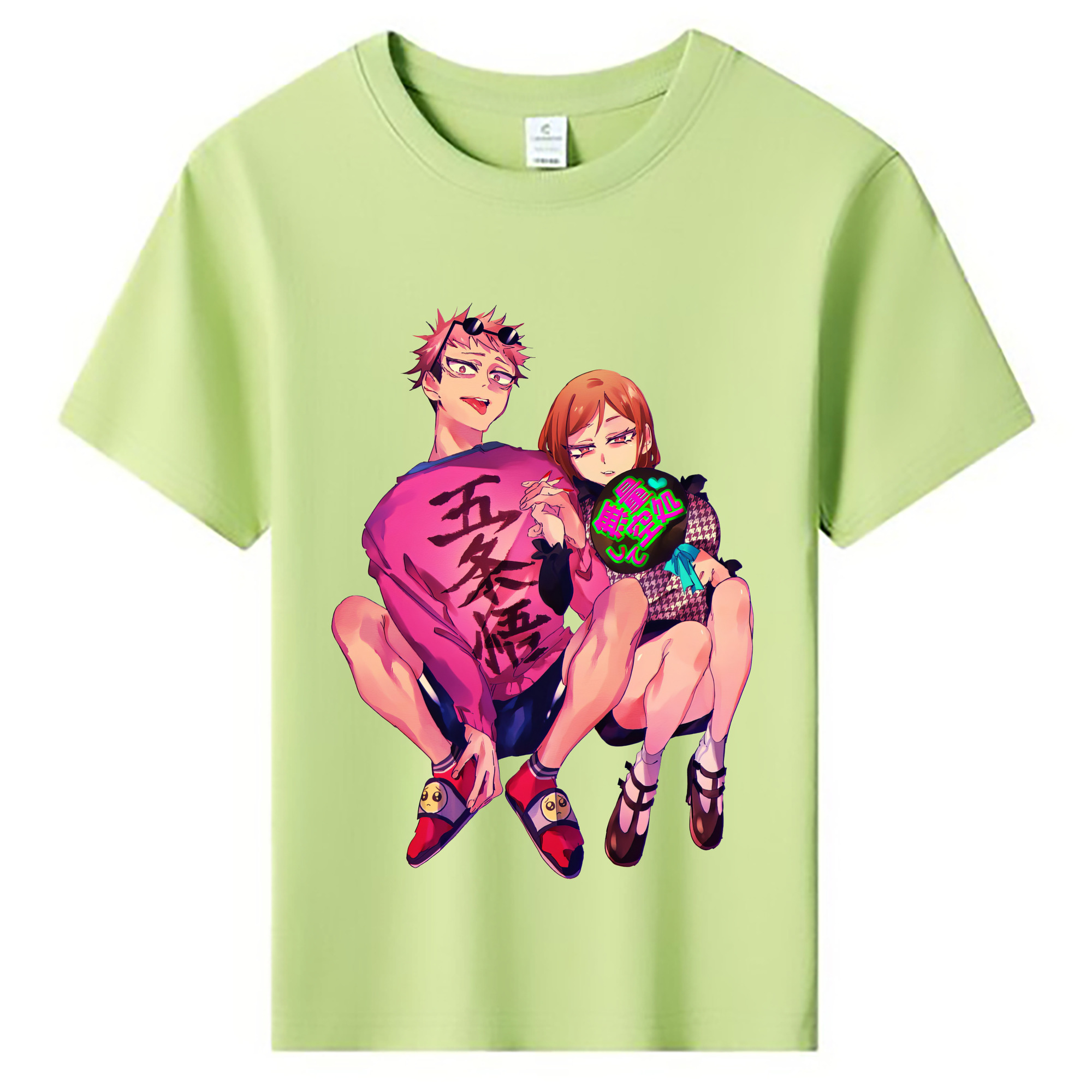 （画像用） 呪術廻戦 Jujutsu Kaisen 綿100％キッズTシャツ（フロントプリント）
